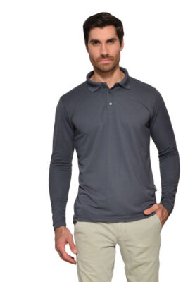 POLO MANGA LARGA FIT